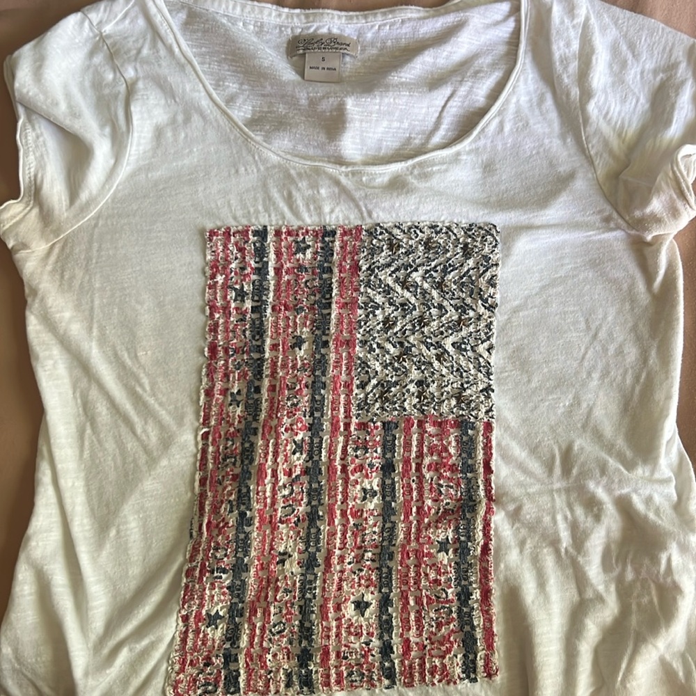 Lucky Brand Flag Tee